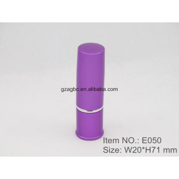 Elegant Purple Aluminum Round lipstick tube container E050,cup size 12.1/12.7,Custom colors